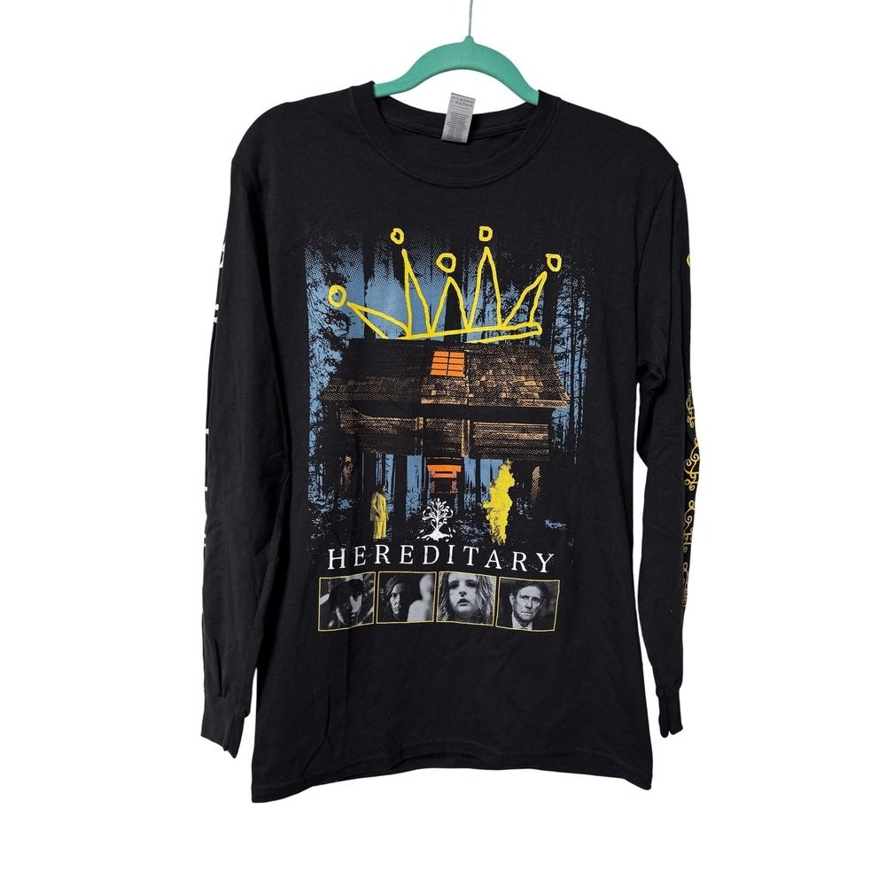 Graveyard Goods Hereditary A24 Horror Movie Long Sleeve Shirt Black Small